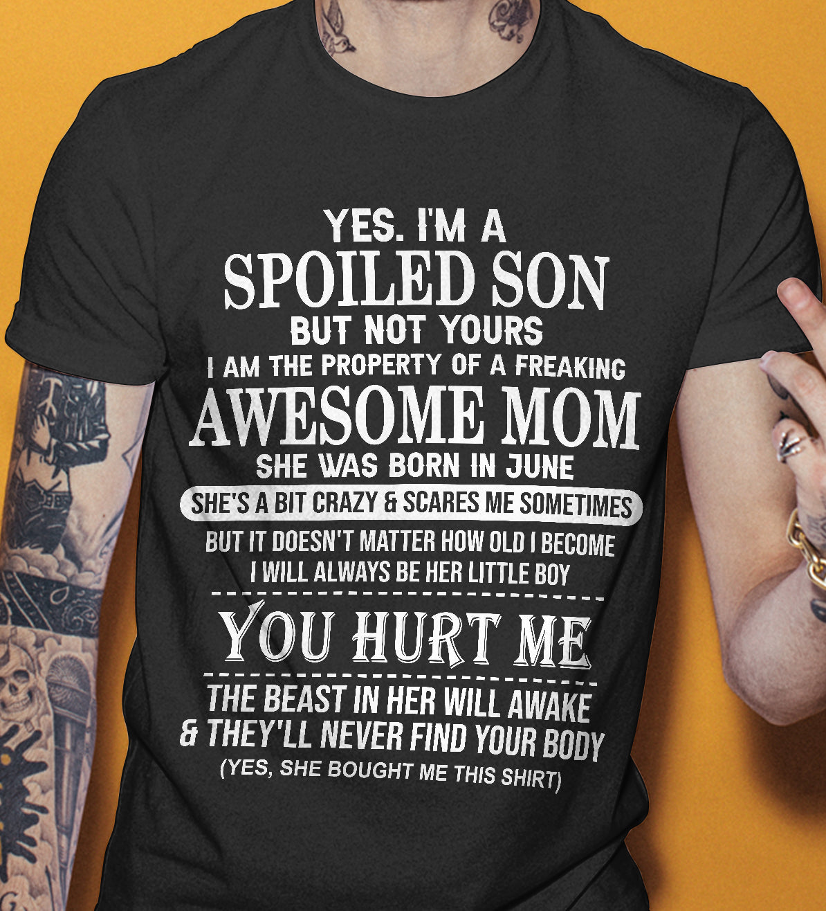 June - Awesome Mom Born In June - Special gift for Son From Mom - NGHL06 (SKU10-45-06)
