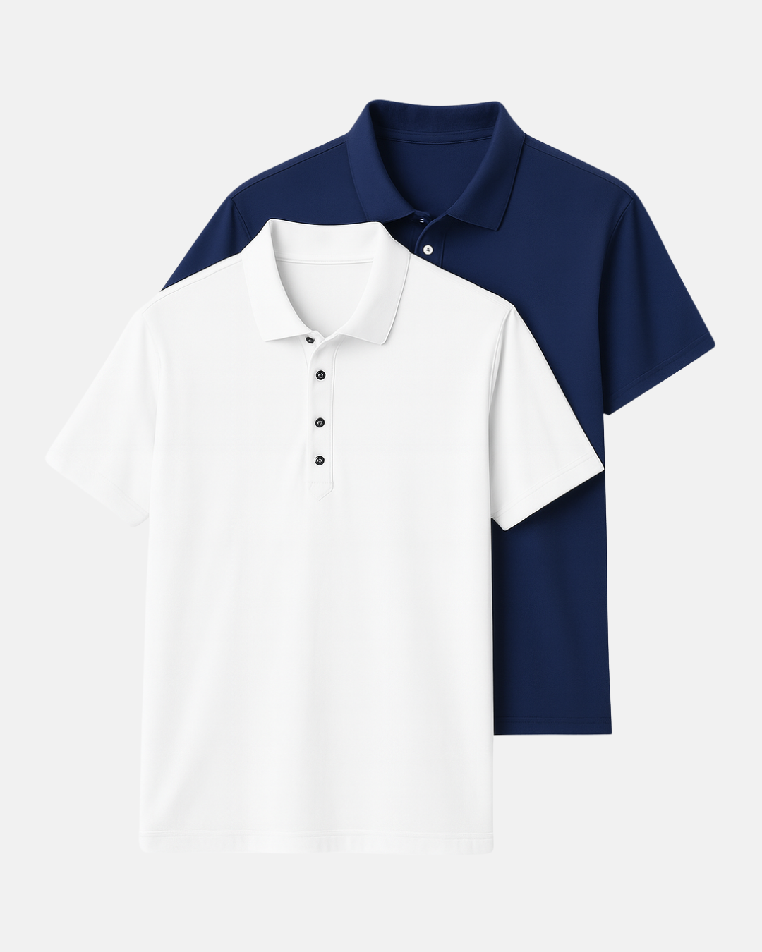 Buki Polo 2-Pack - White/Navy