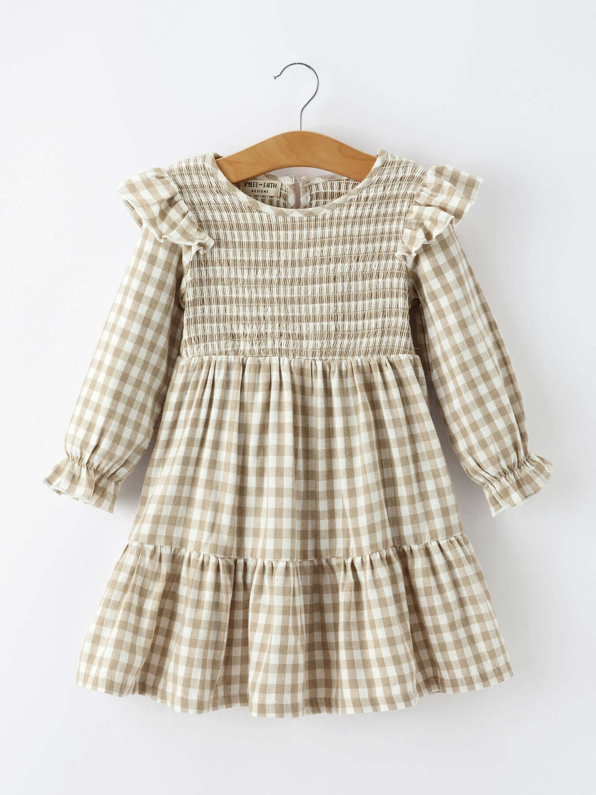 Mommy & Me Fall Plaid Dresses & Baby Bubble