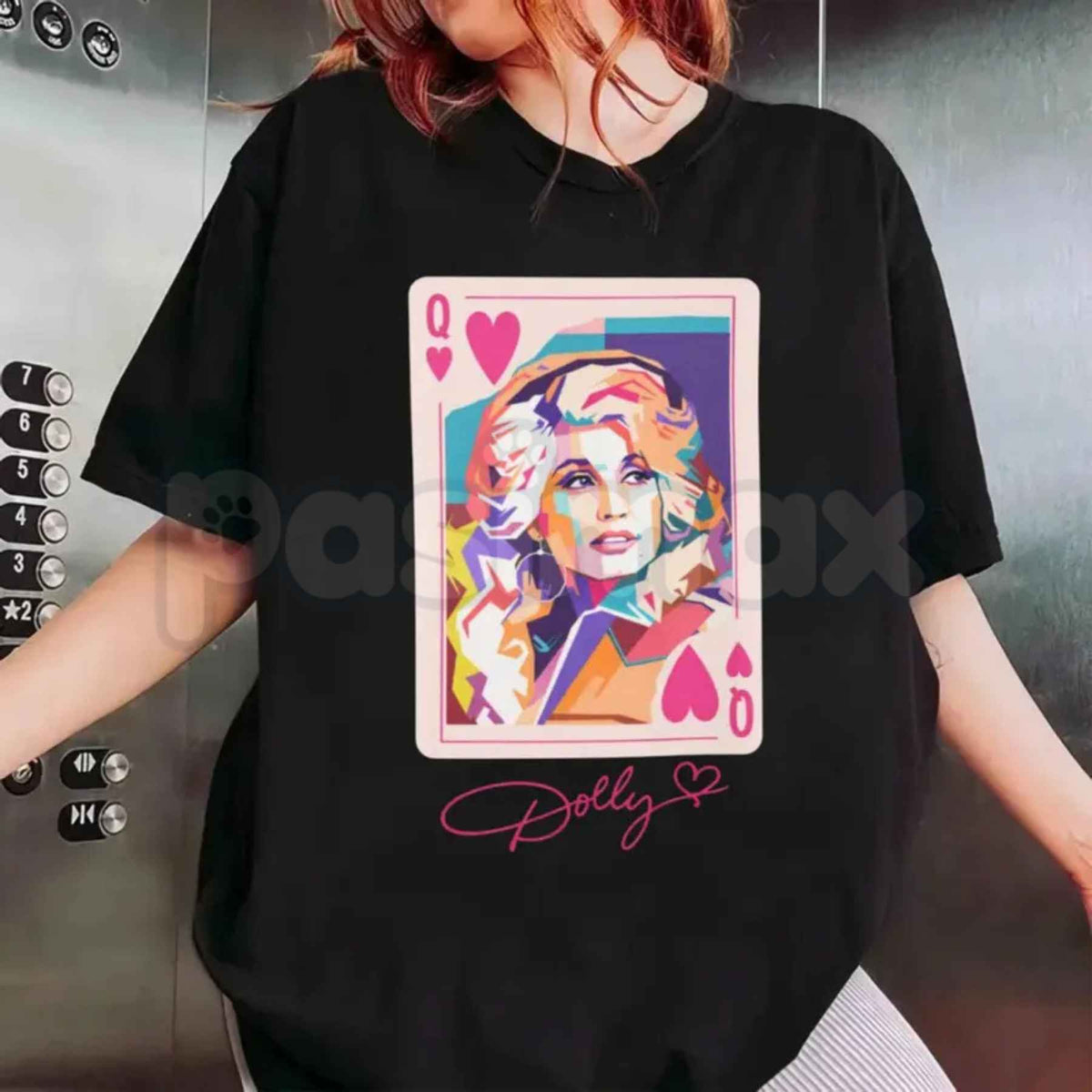 Dolly Parton Queen Of Hearts T-Shirt โ Vintage Country Music Retro Unisex Cotton Tee