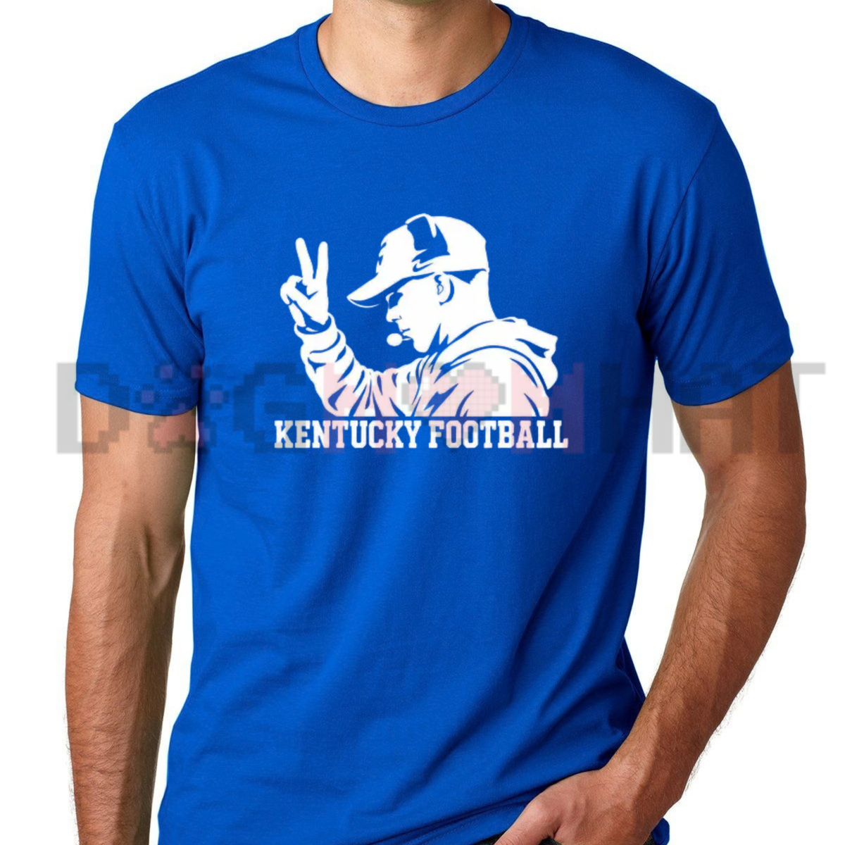Kentucky Football Two-Finger Coach Gameday Graphic Shirt