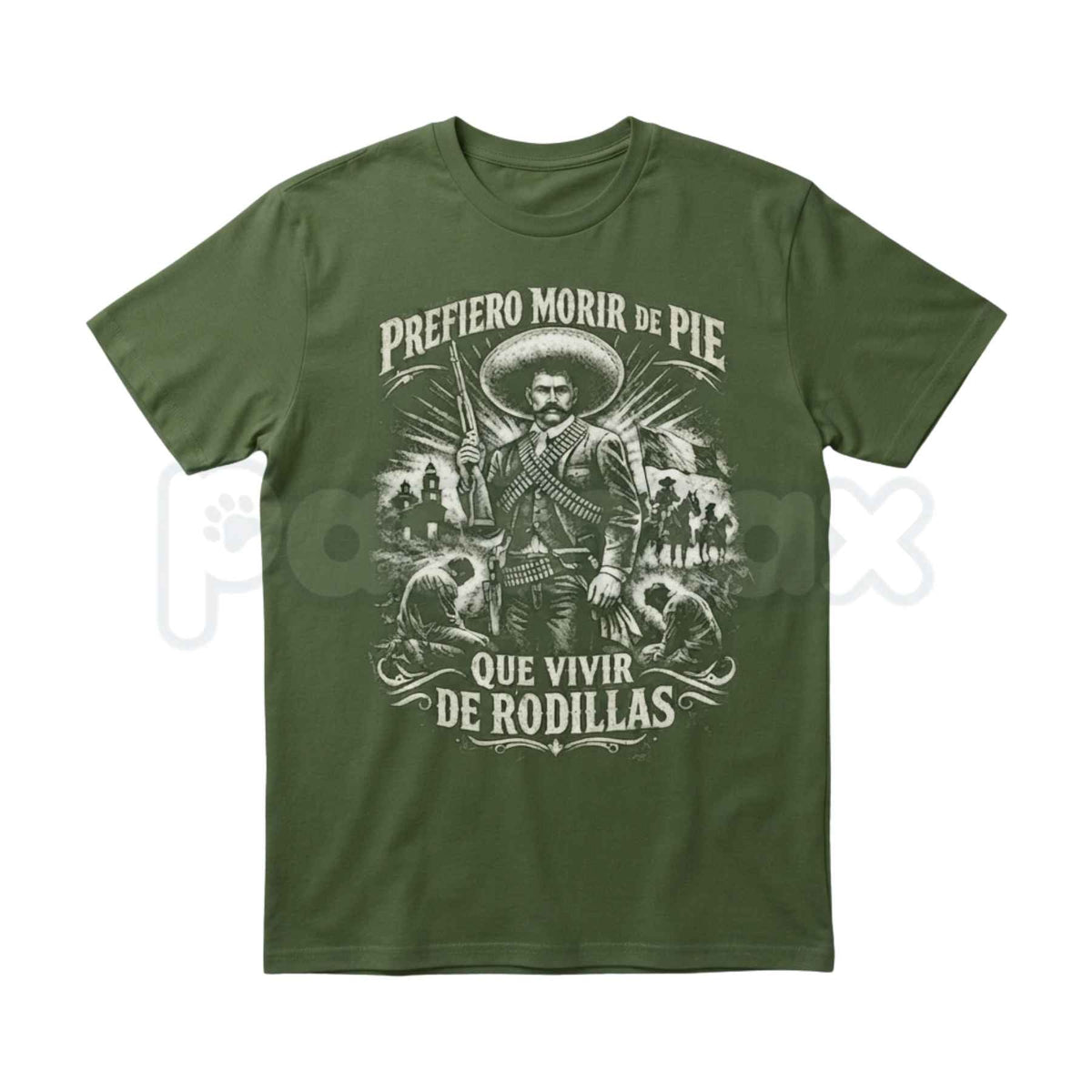 Historical Icon Emiliano Zapata T-Shirt โ Mexican Revolution Hero Unisex Cotton Tee