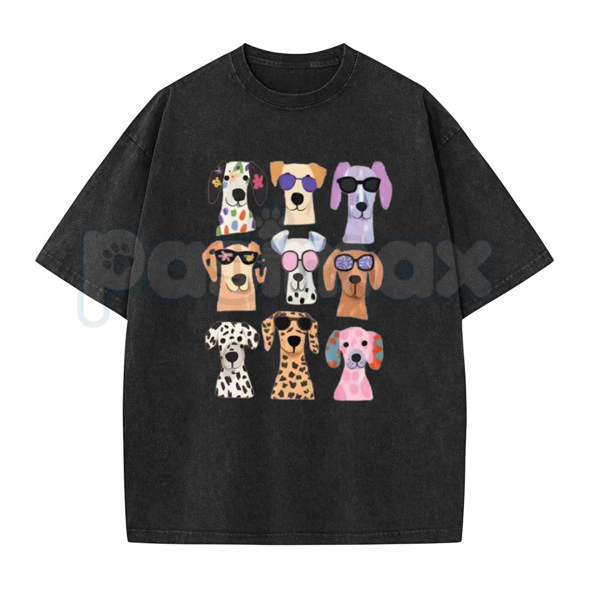 Cute Funny Dog Graphic T-Shirt β Adorable Goofy Canine Retro Cartoon Meme Tee, Vintage Washed Lightweight Cotton Unisex Top