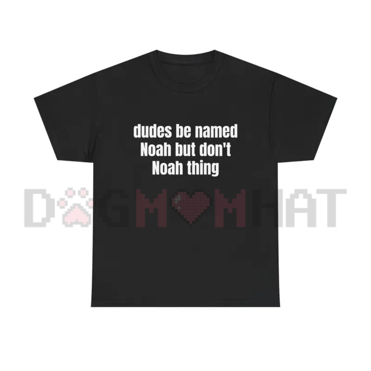 Dudes Be Named Noah But Don't Noah Thing T-Shirt - Funny Wordplay Tee
