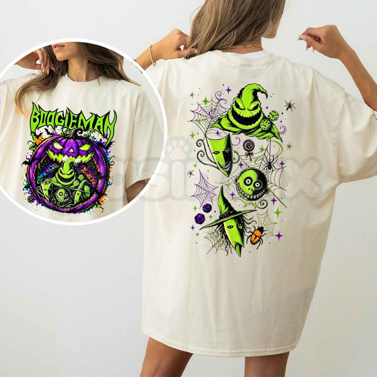Welcome to Our Nightmare T-Shirt โ Horror Friends Halloween Unisex Cotton Graphic Tee