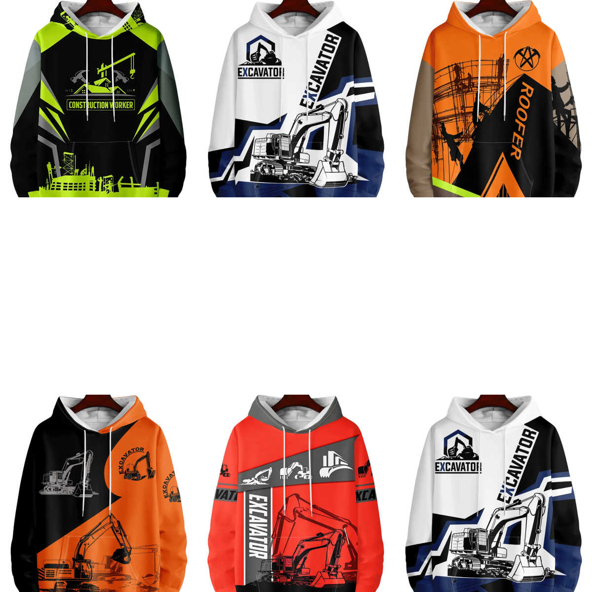 Scaffold Surge Hoodie – Realistic High-Visibility Scaffolder Graphic Hoodie