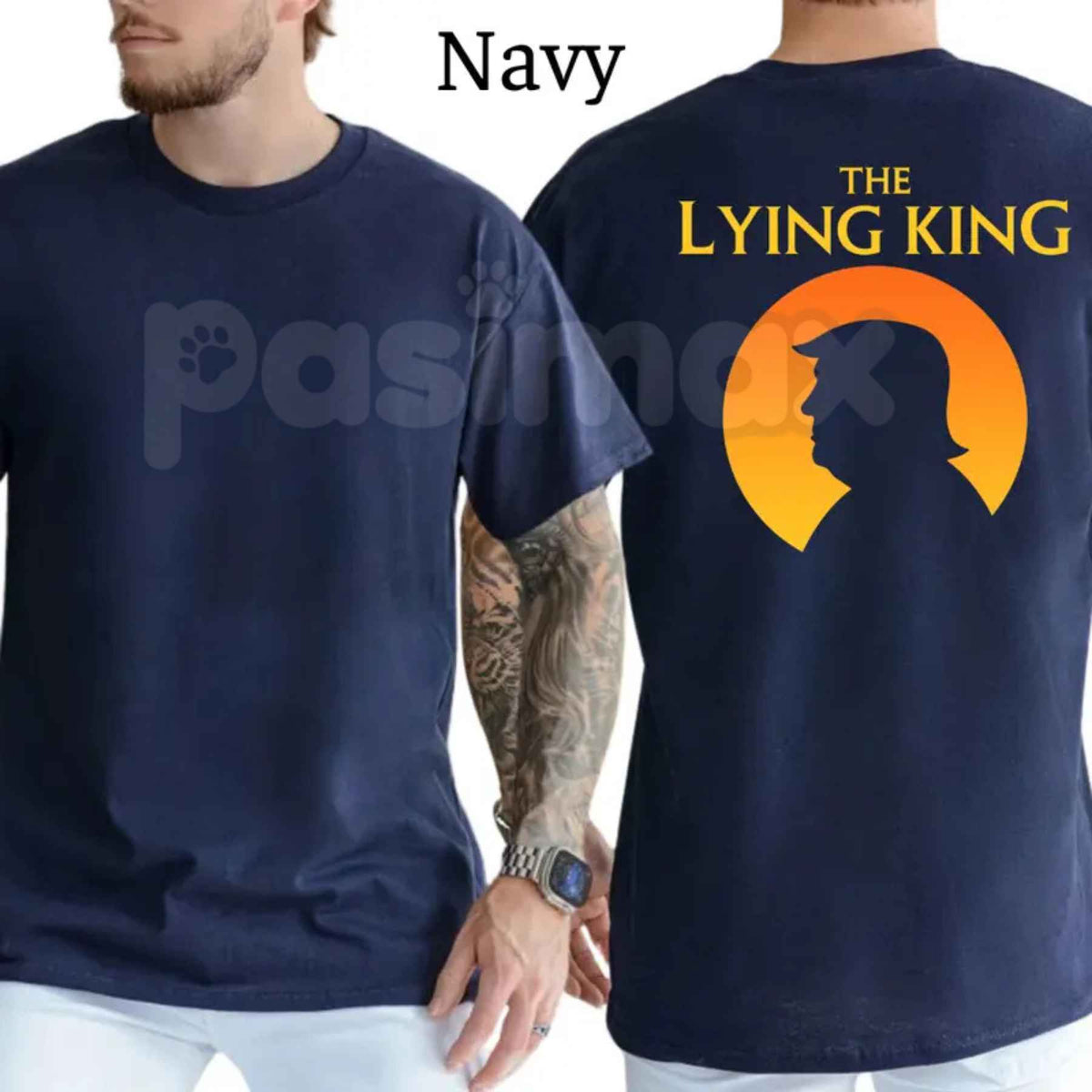 The Lying King T-Shirt โ Funny Political Parody Unisex Cotton Graphic Tee
