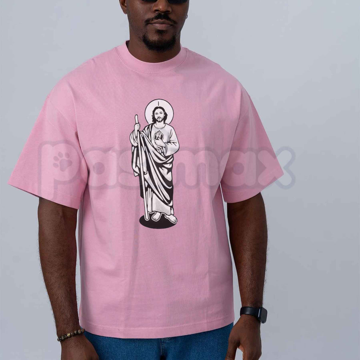 Saint Judas Tadeo Religious T-Shirt โ San Judas Tadeo Catholic Faith Unisex Cotton Graphic Tee