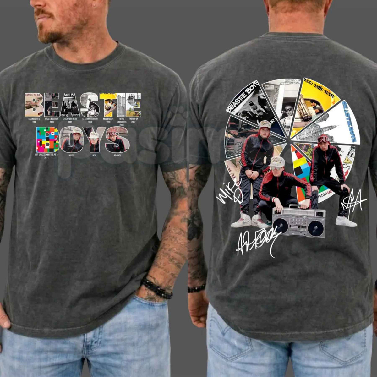 Beastie Boys Album T-Shirt – Vintage Hip-Hop Rap Rock Music Unisex Cotton Graphic Tee