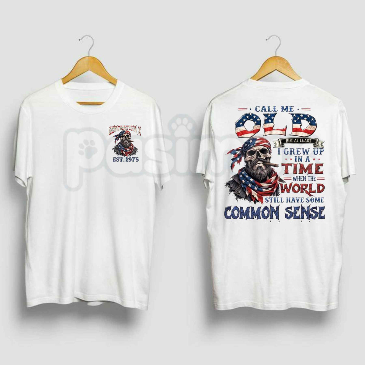 Personalized Year 1965-1980 Gen X T-Shirt โ Call Me Old Fashioned Common Sense Unisex Tee