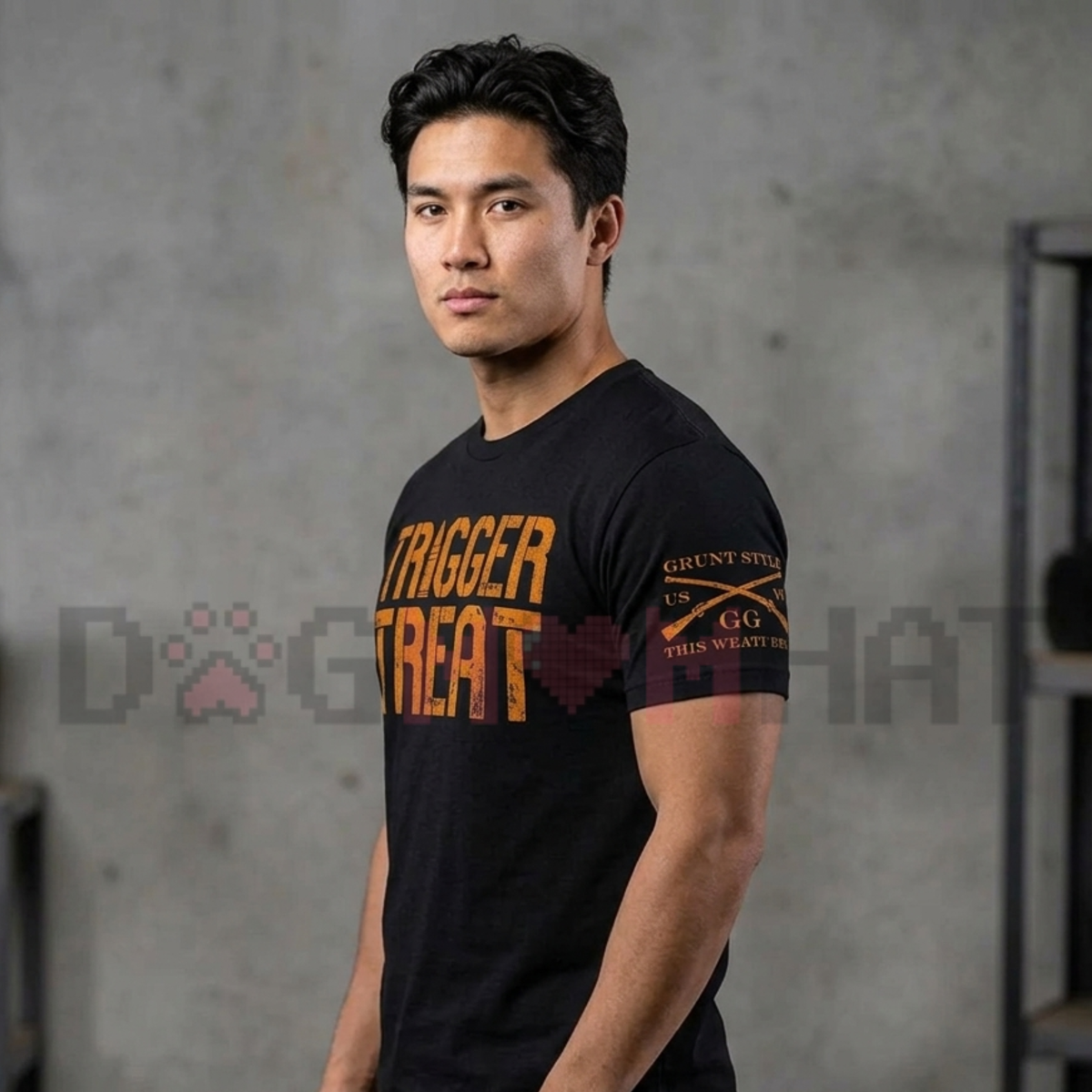 Grunt Style Men's Trigger Treat Funny Graphic T-Shirt