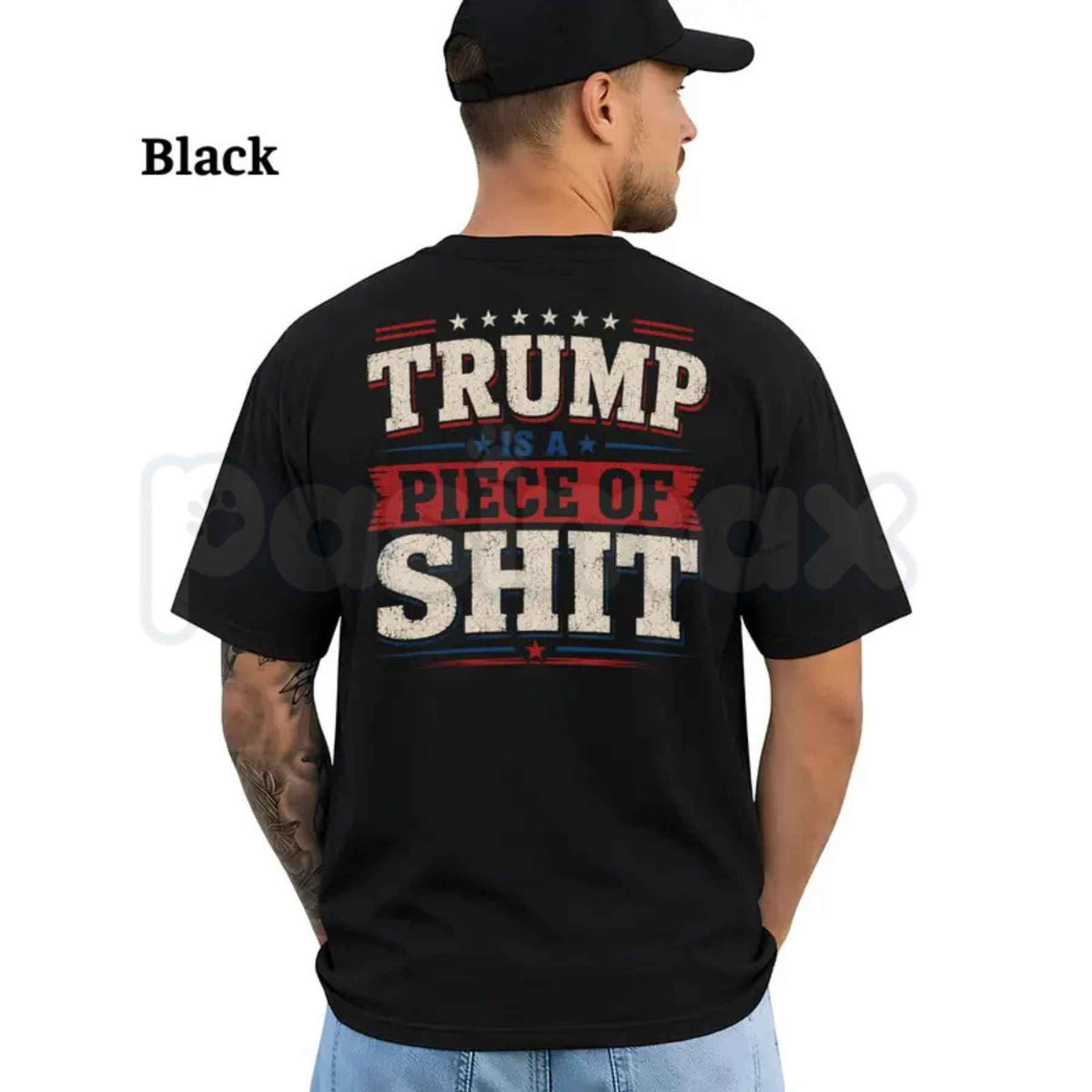Trump Is A Piece Of Shirt T-Shirt β Funny Political Satire Pun Unisex Cotton Graphic Tee