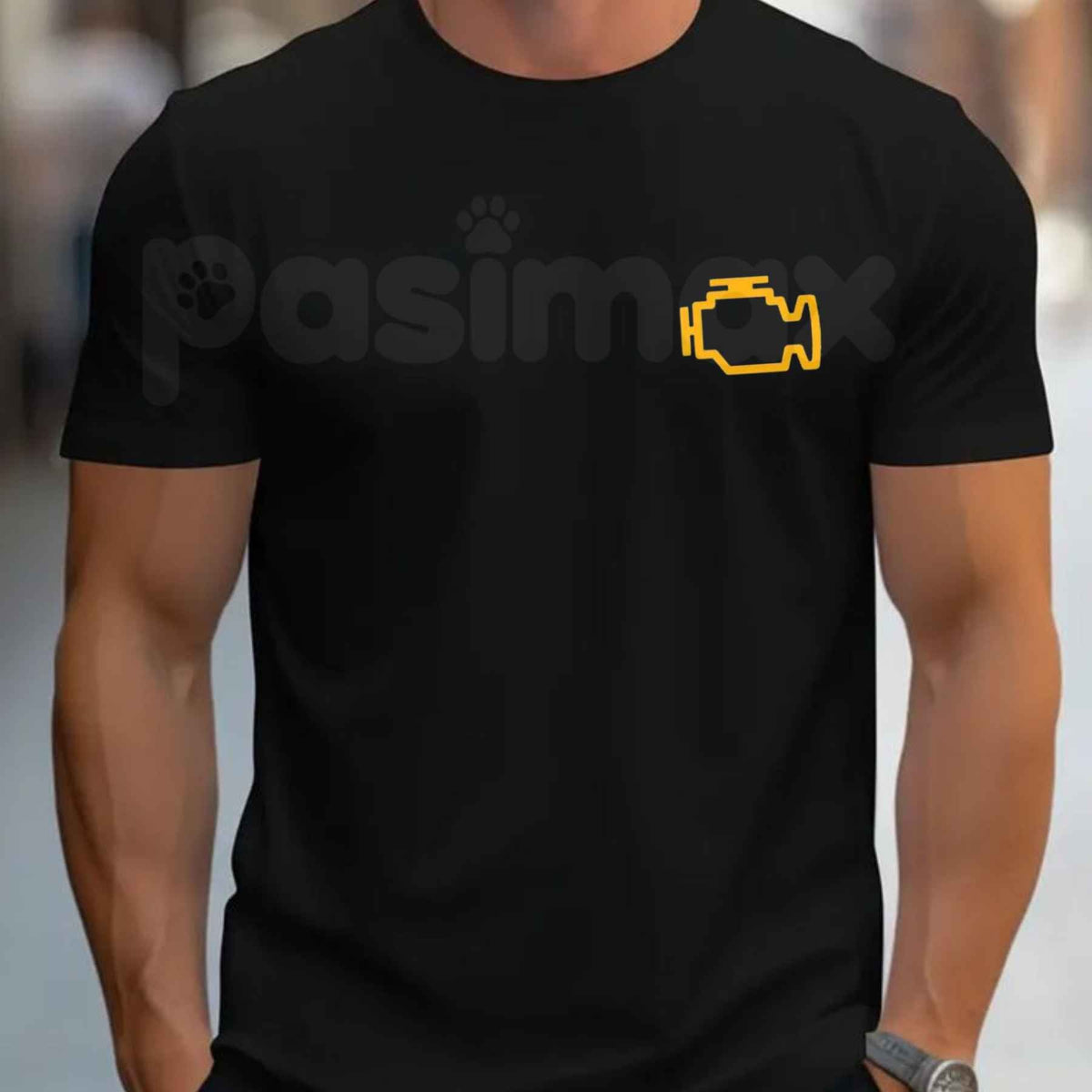 Pure Check Engine Light T-Shirt โ Funny Car Mechanic Automotive Unisex Graphic Tee