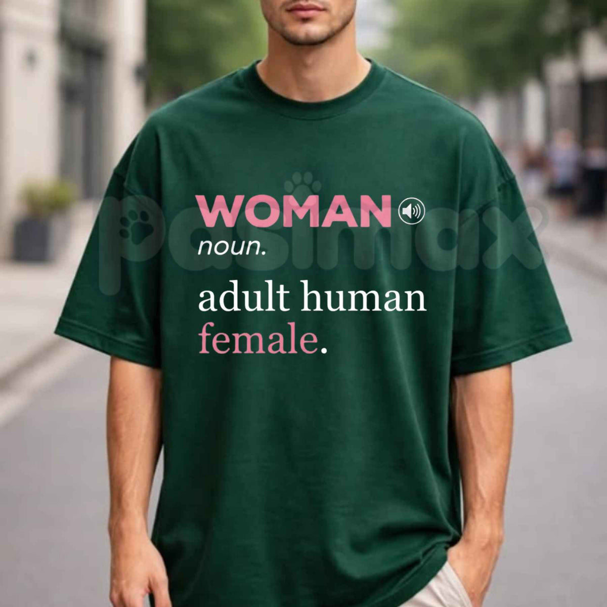 Woman Adult Human Female T-Shirt โ Dictionary Definition Graphic Unisex Cotton Tee