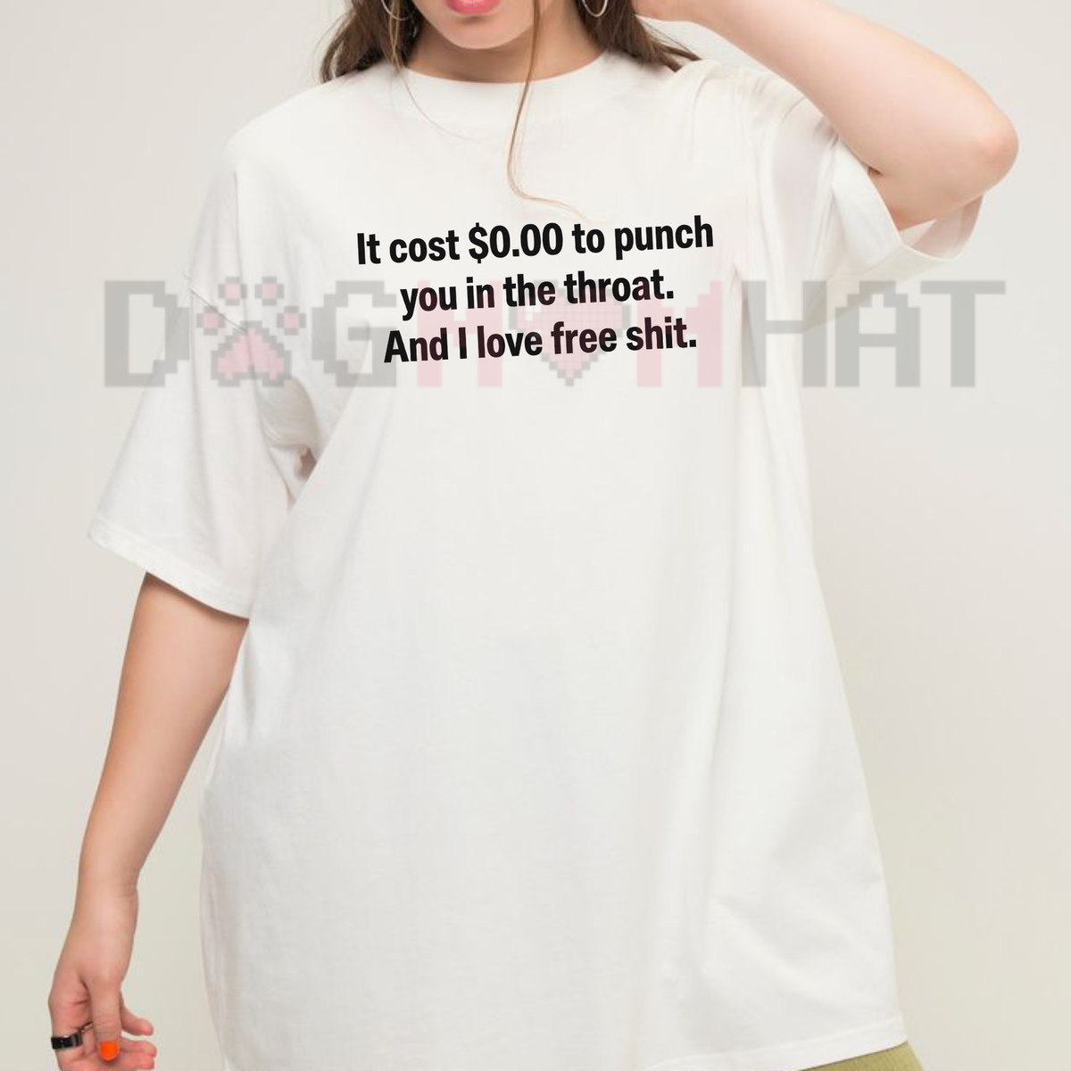 Complimentary Chaos Tee – Funny I Love Free Stuff Sarcastic Quote Shirt