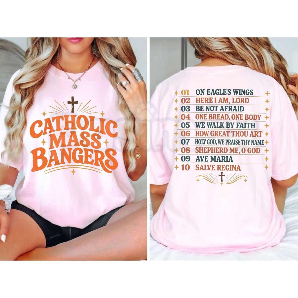 Catholic Mass Bangers T-Shirt β Funny Christian Hymn Faith Graphic Tee