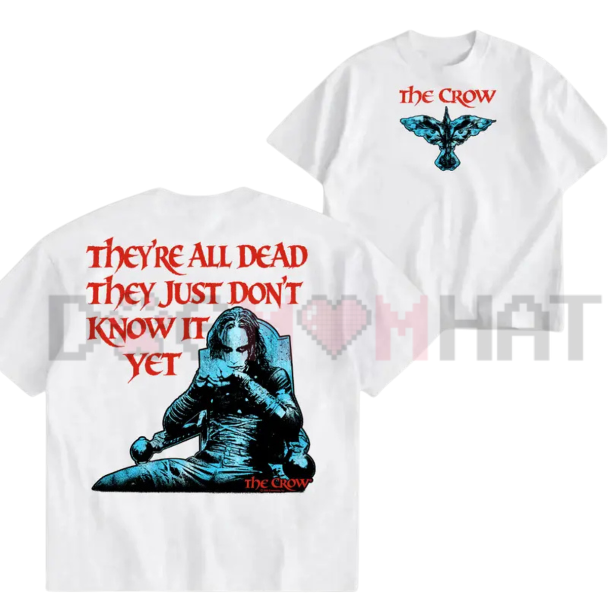 The Crow They're All Dead Vintage Graphic T-Shirt