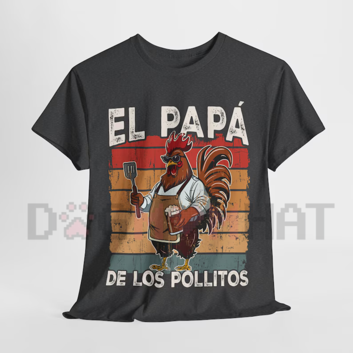 "El PapĆ” de los Pollitos" Funny Spanish Tee