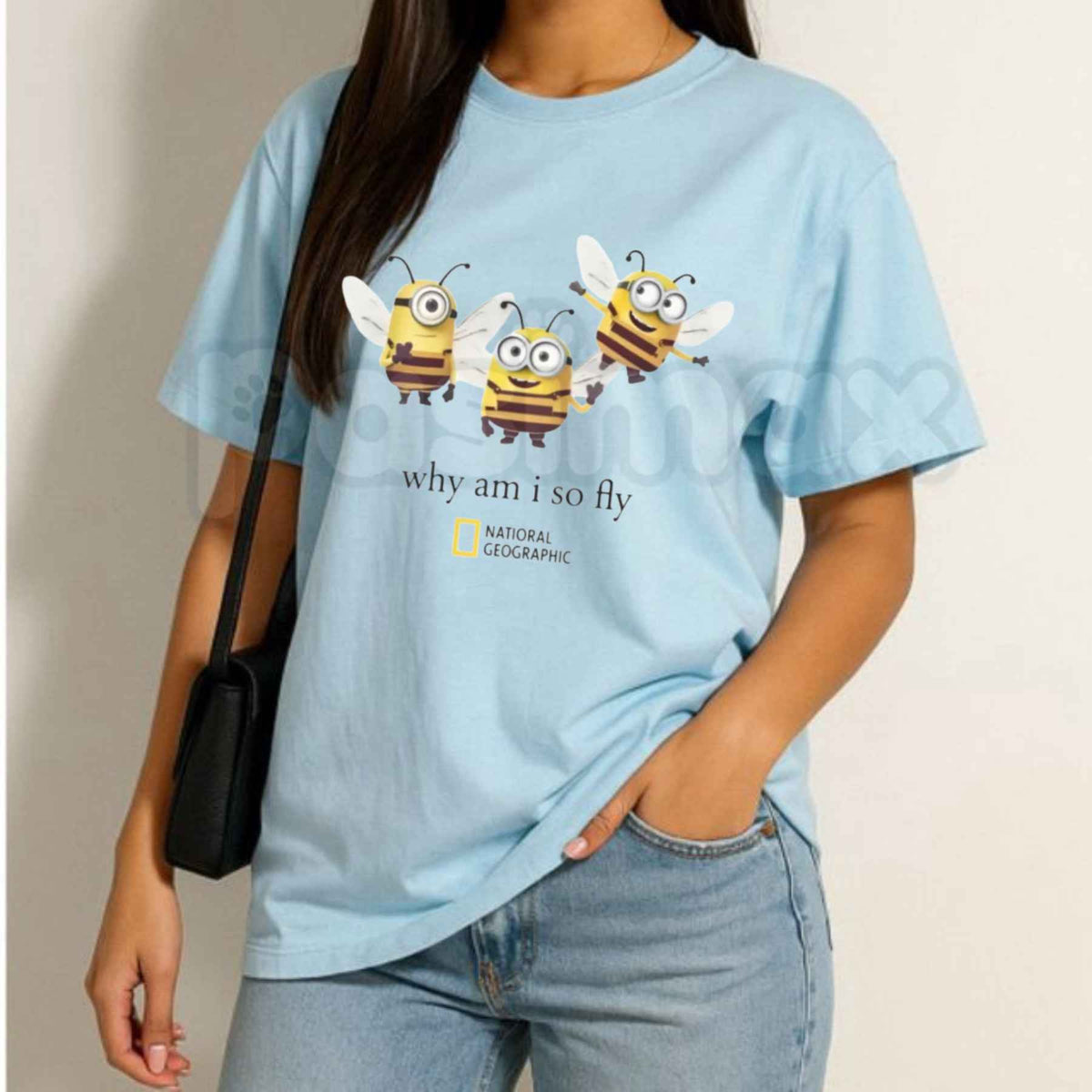 National Geographic Minibee Cotton T-Shirt – Wildlife Animal Nature Exploration Unisex Tee