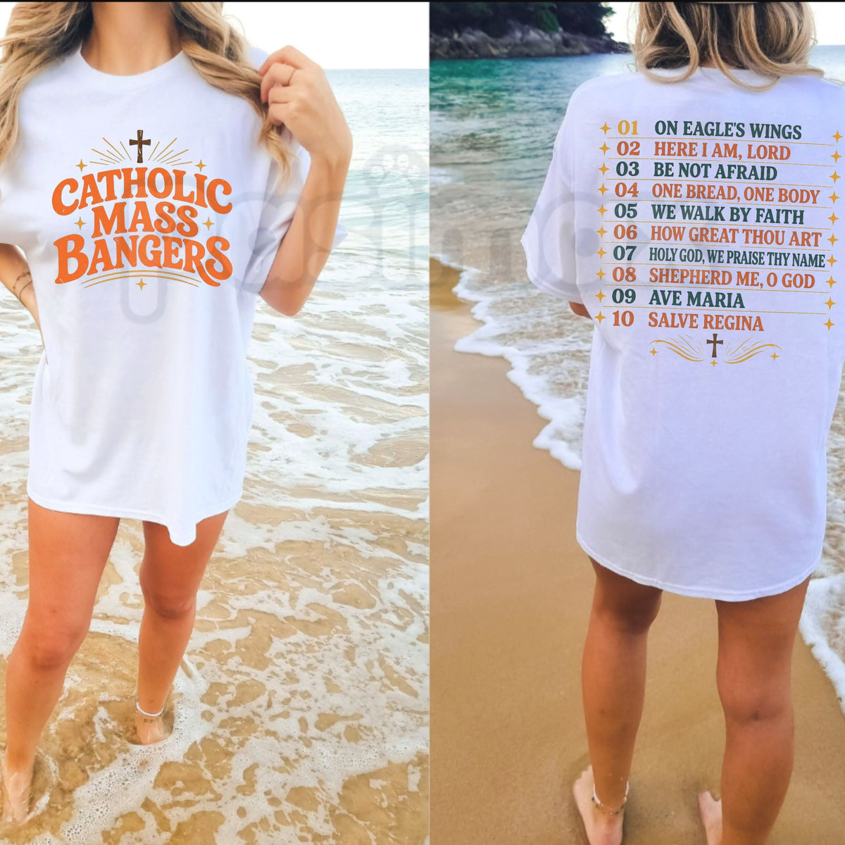 Catholic Mass Bangers T-Shirt β Funny Christian Hymn Faith Graphic Tee