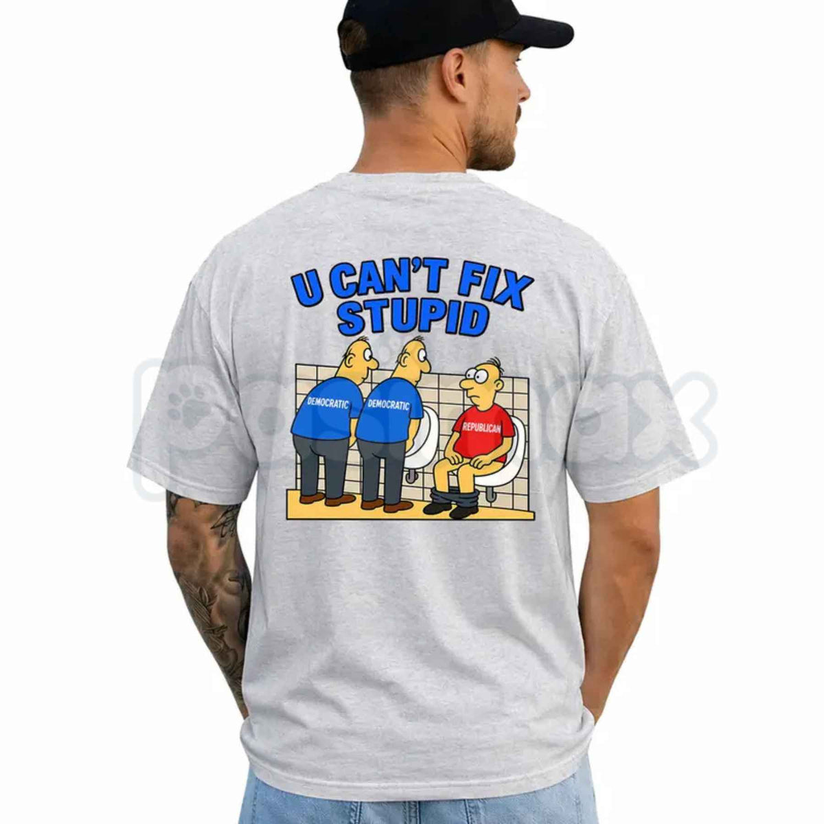 You Can't Fix Stupid T-Shirt β Funny Political Humor Unisex Cotton Graphic Tee