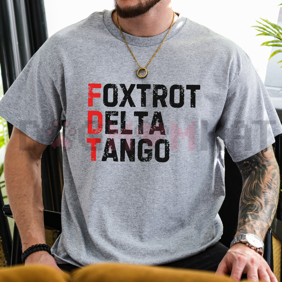 Parke Horizon Tee – "Foxtrot Delta Tango" Tactical Military Cooling Performance T-Shirt