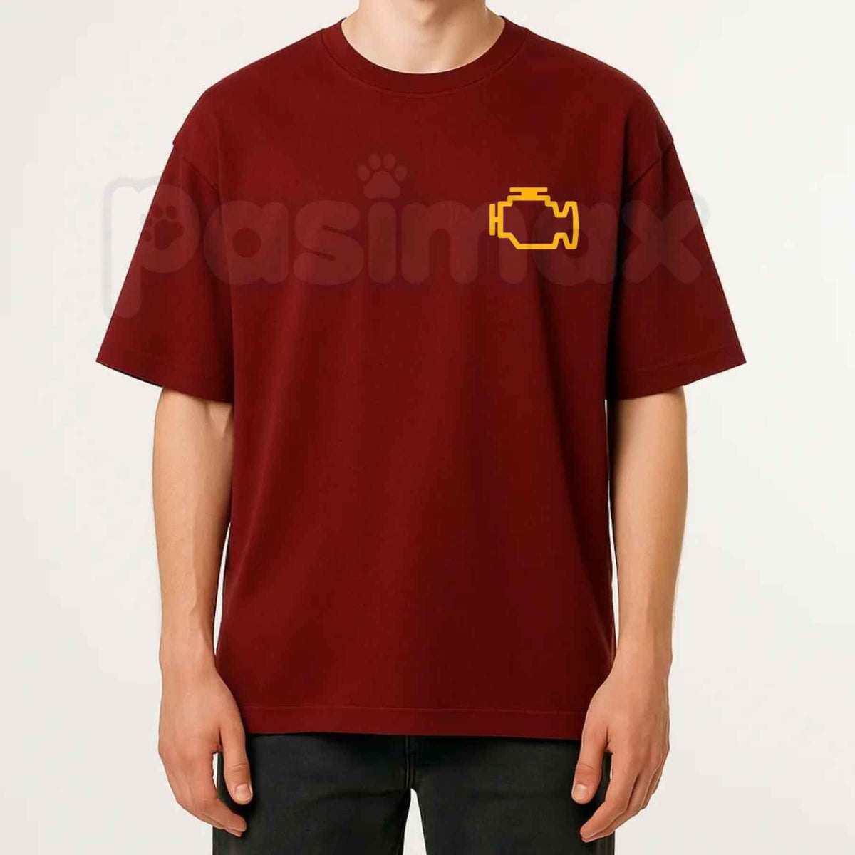 Pure Check Engine Light T-Shirt โ Funny Car Mechanic Automotive Unisex Graphic Tee
