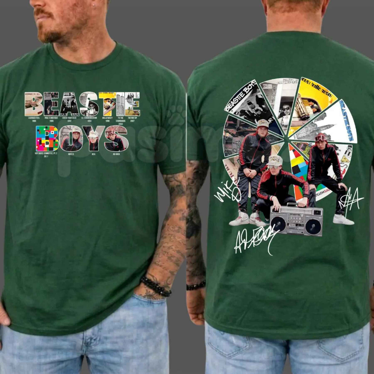 Beastie Boys Album T-Shirt – Vintage Hip-Hop Rap Rock Music Unisex Cotton Graphic Tee