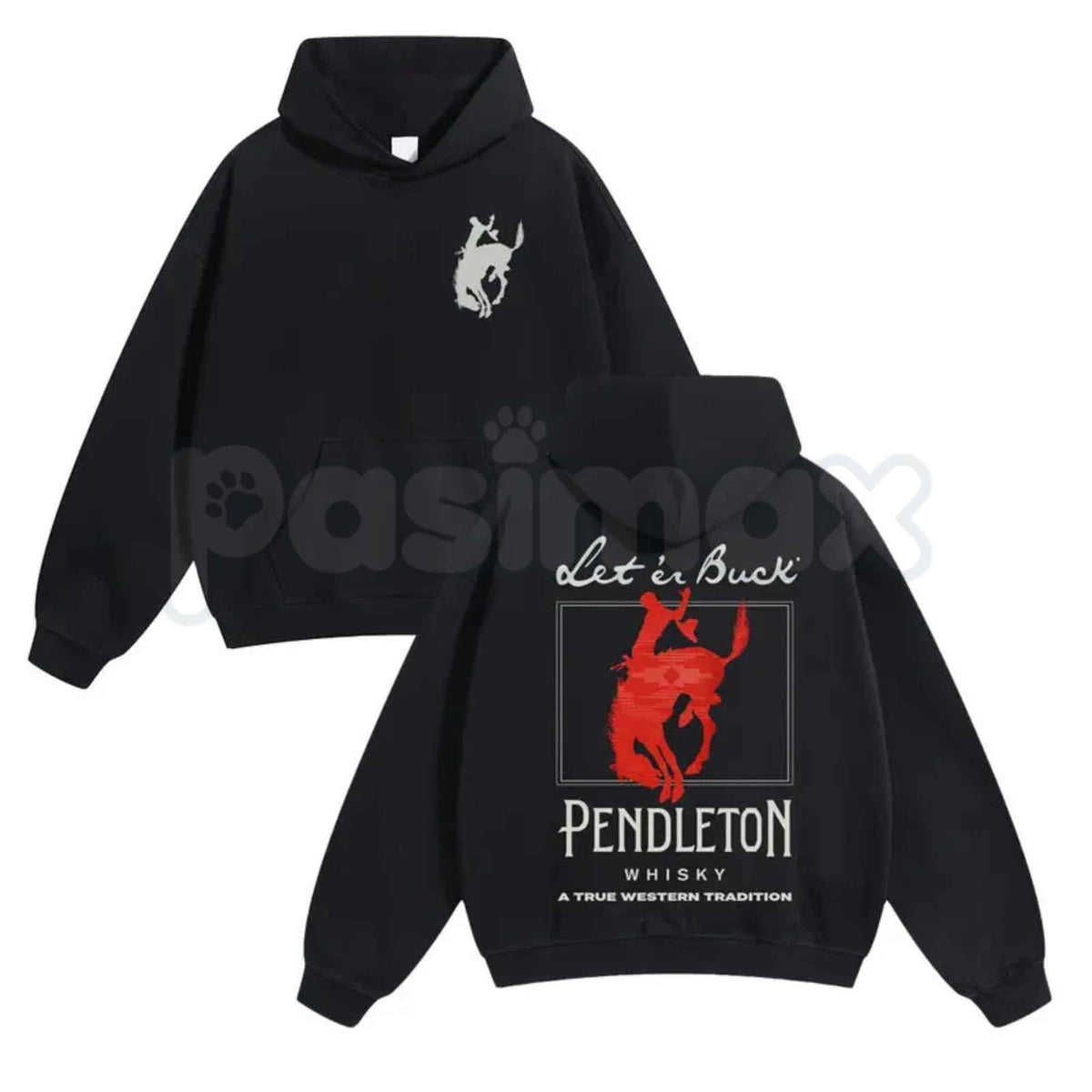 Unisex Western Graphic Pullover Hoodie β Vintage Country Style Sweatshirt, Vintage Cowboy Graphic Hoodie, Rugged Outdoor Fashion