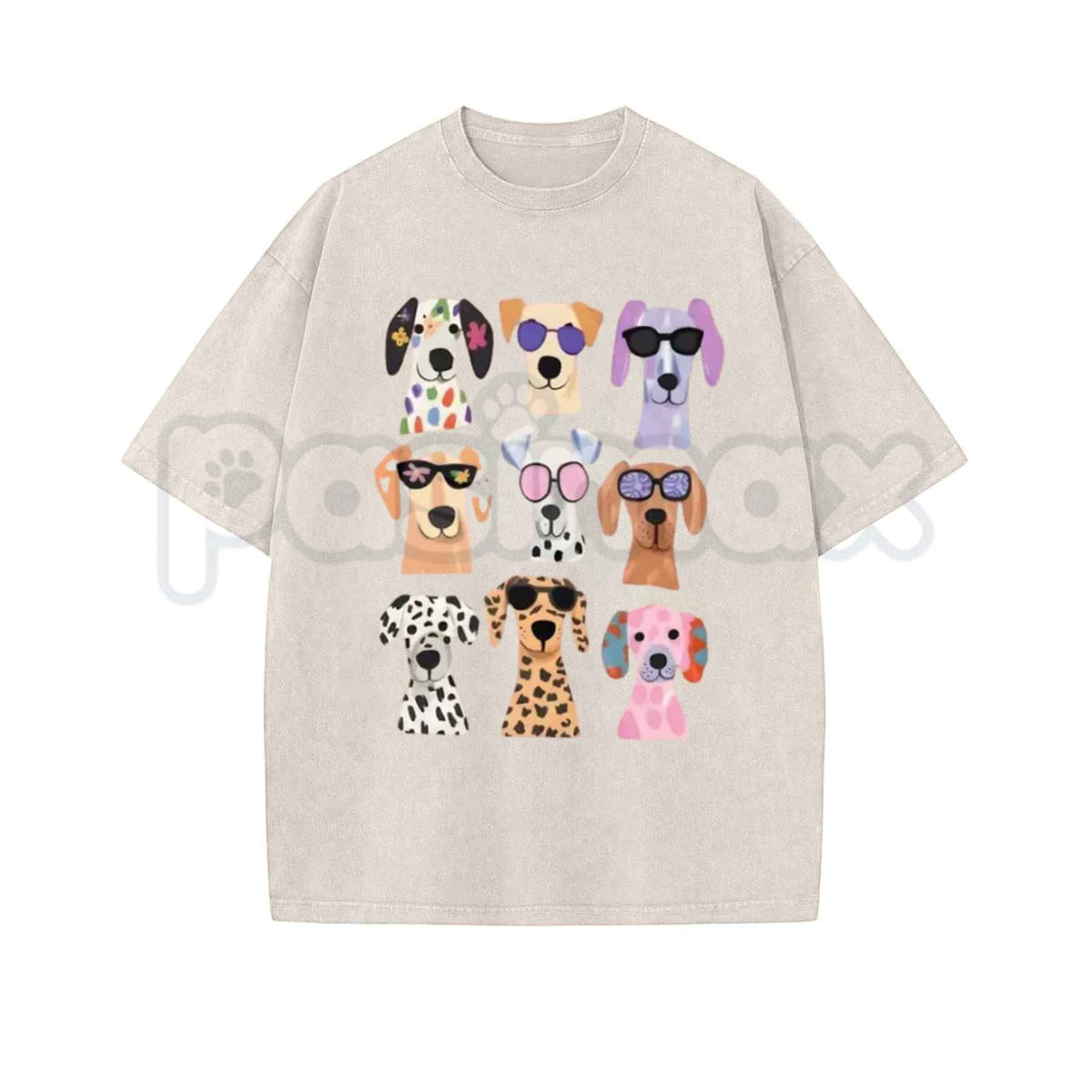 Cute Funny Dog Graphic T-Shirt β Adorable Goofy Canine Retro Cartoon Meme Tee, Vintage Washed Lightweight Cotton Unisex Top