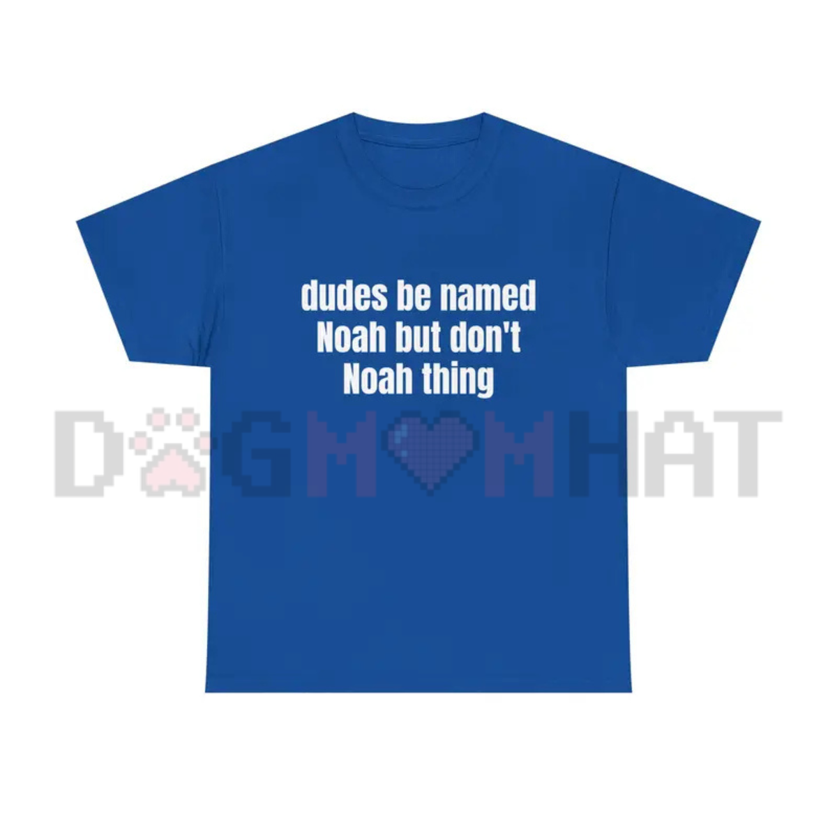 Dudes Be Named Noah But Don't Noah Thing T-Shirt - Funny Wordplay Tee