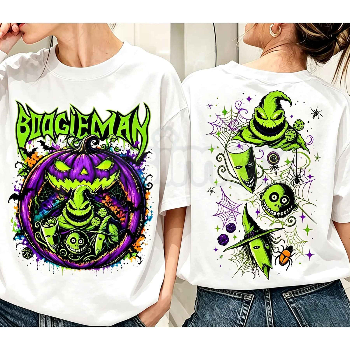 Welcome to Our Nightmare T-Shirt โ Horror Friends Halloween Unisex Cotton Graphic Tee