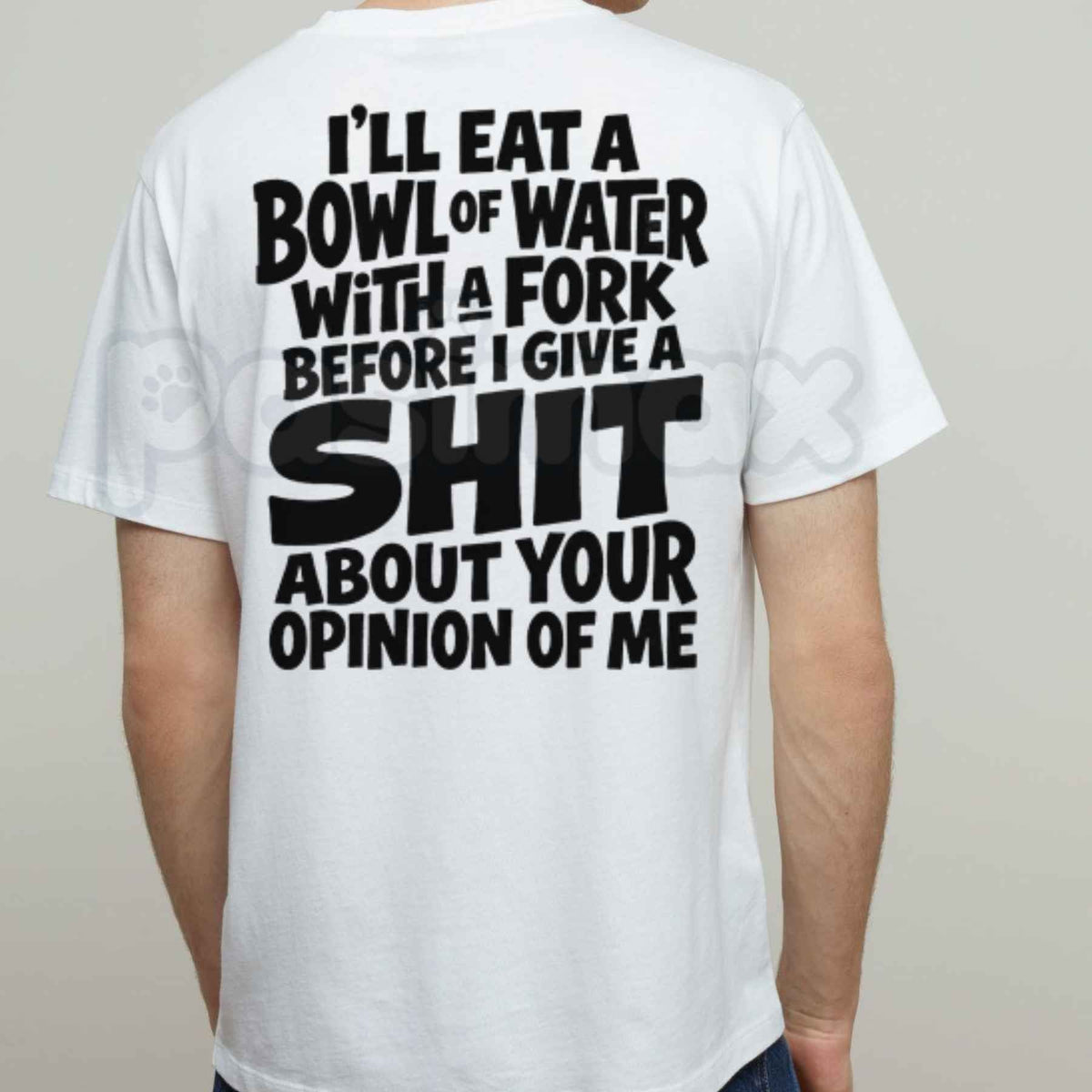 I'll Eat A Bowl Of Water T-Shirt โ Funny Sarcastic Low Energy Unisex Graphic Tee