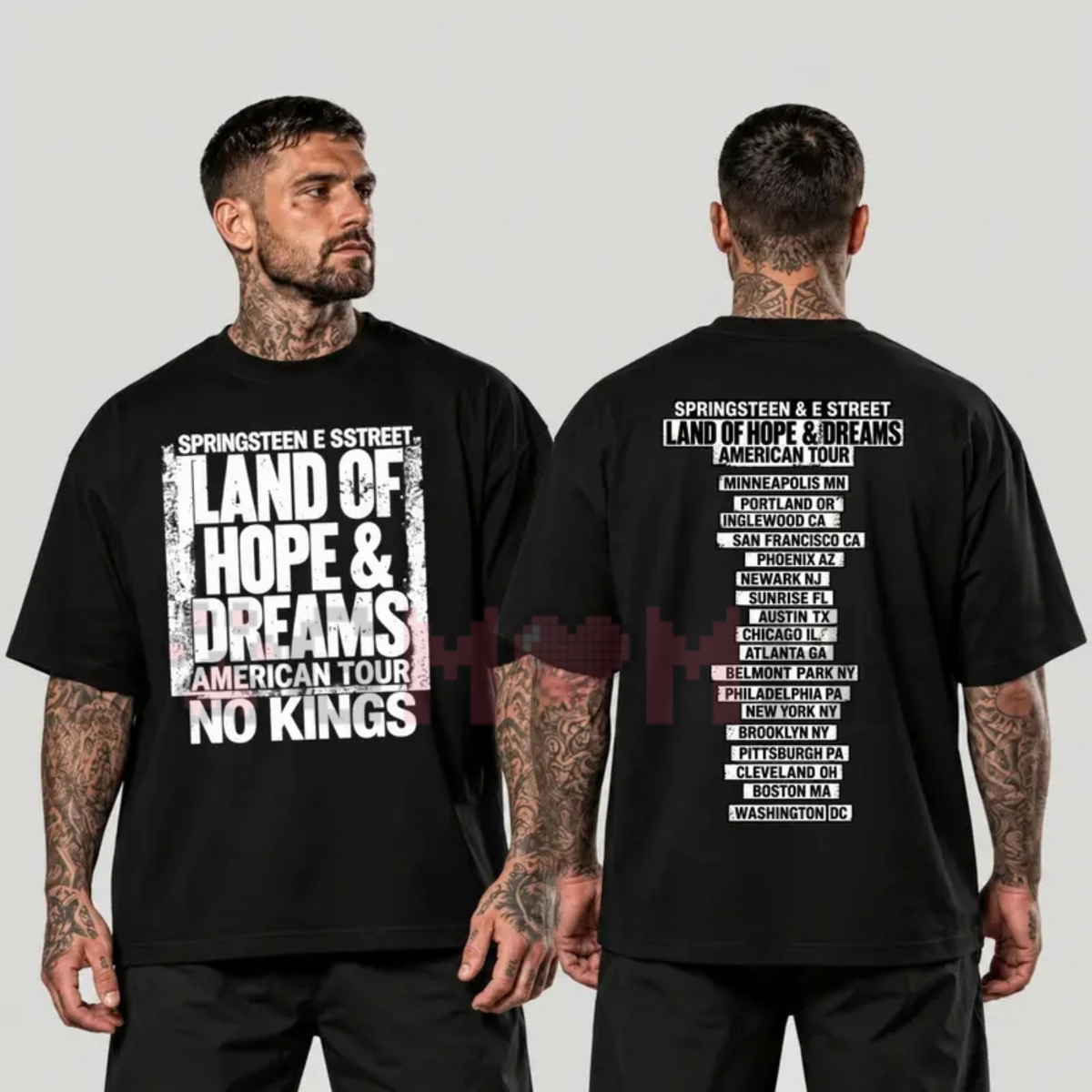 Jack Smith Land Of Hope And Dreams American Tour No Kings Graphic T-Shirt