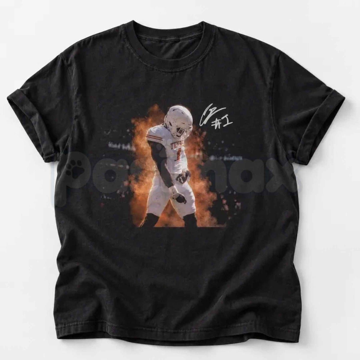 Colin Simmons Grotesque Sack Celly T-Shirt โ College Football Defense Unisex Tee
