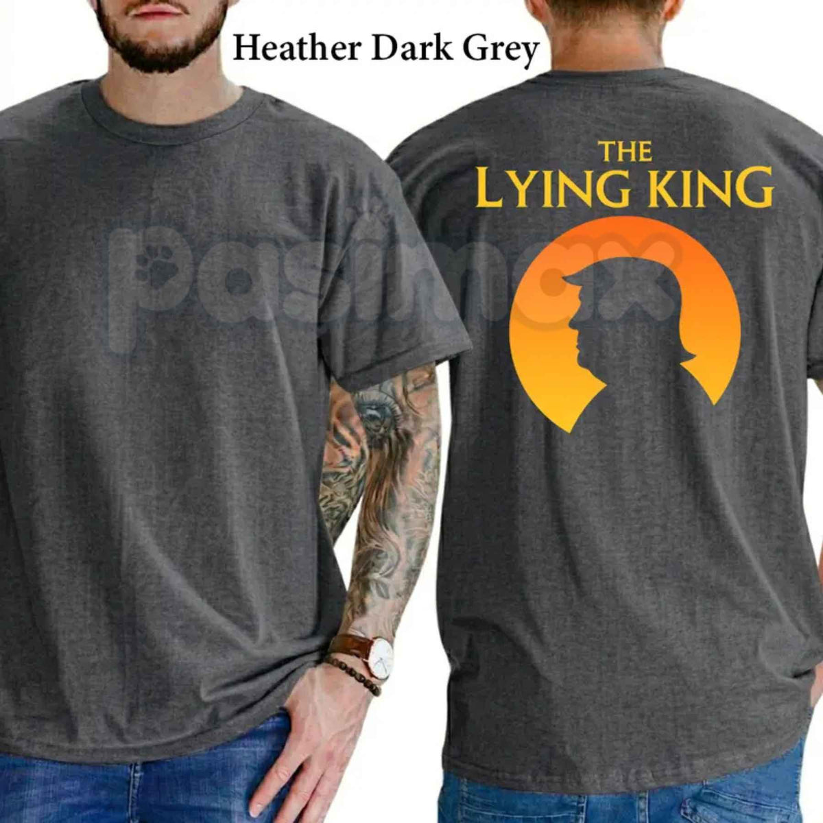 The Lying King T-Shirt โ Funny Political Parody Unisex Cotton Graphic Tee