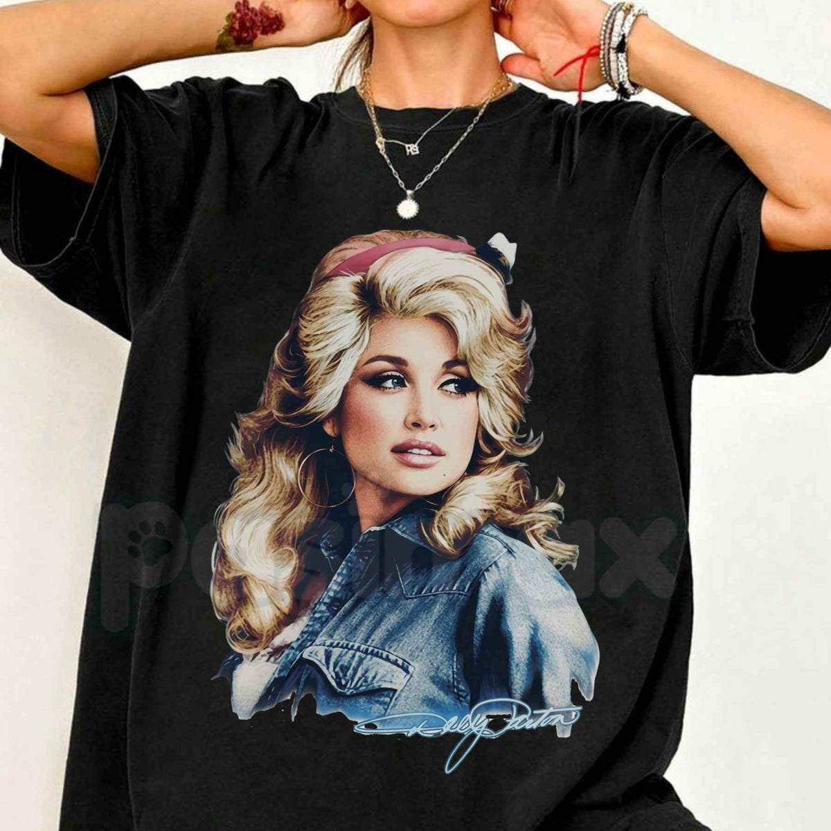 Vintage 80s Dolly Parton T-Shirt β Retro Country Music Queen Unisex Cotton Graphic Tee