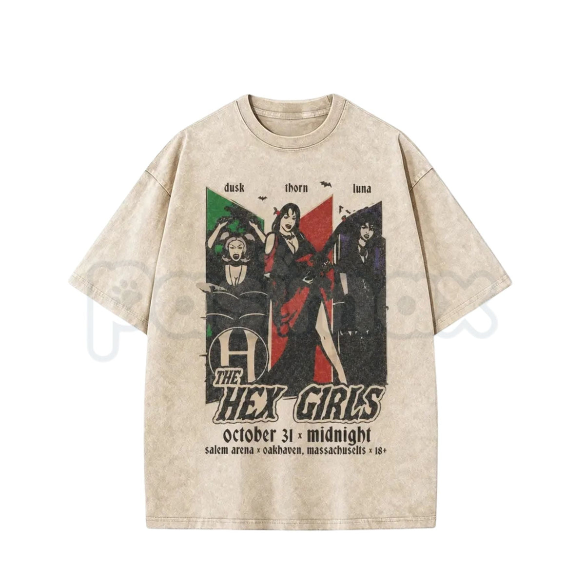 Vintage Acid Wash Gothic Rock Band Graphic T-Shirt โ Retro Post-Punk Darkwave Band Shirt, Distressed Mineral Wash Lightweight Cotton Unisex Alt Top