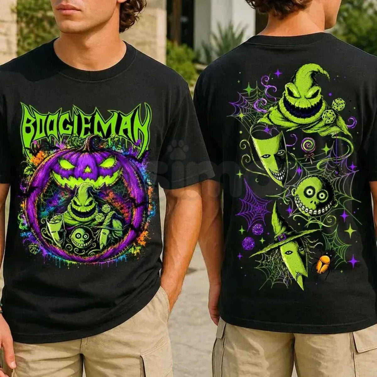 Welcome to Our Nightmare T-Shirt โ Horror Friends Halloween Unisex Cotton Graphic Tee