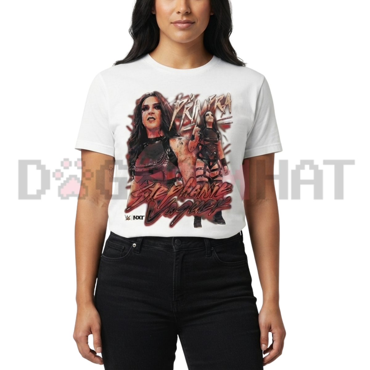 Stephanie Vaquer Grunge Pro Wrestling Graphic T-Shirt