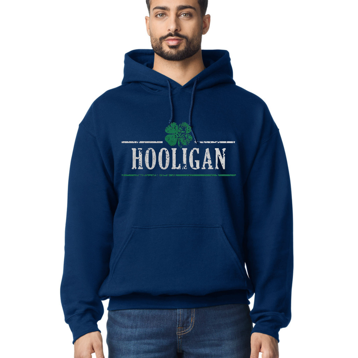 Paddy's Pub Rowdy Fleece Hoodie – Hooligan Shamrock St. Patrick's Day Hoodie