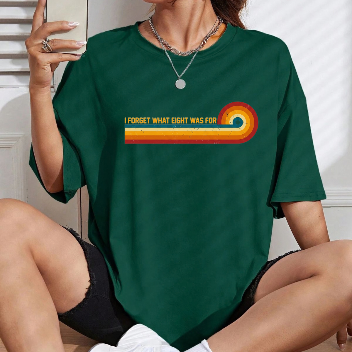 Countless Blunders 70s Stripe Tee – Sarcastic Number Quote Graphic Shirt