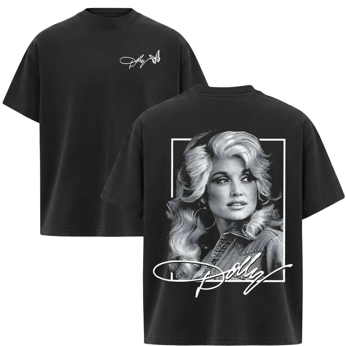 Vintage 80s Dolly Parton Graphic T-Shirt - Retro Country Music Tour & Streetwear Tee