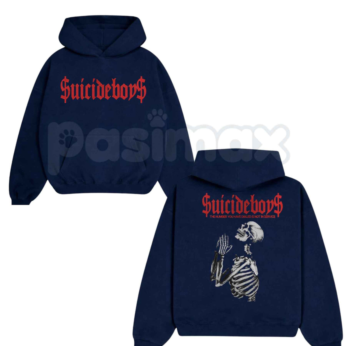Prayer Skulls Print Hoodie โ Vintage Gothic Skeleton Graphic Pullover, Dark Aesthetic Tattoo Art Sweatshirt, Edgy Unisex Streetwear