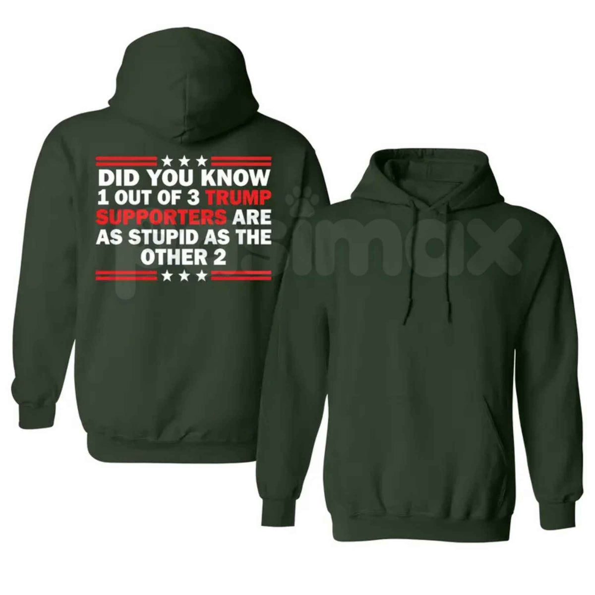Funny Did You Know 1 Out Of 3 Trump Hoodie β Hilarious Political Satire Graphic Pullover, Sarcastic Meme Humor Sweatshirt, Edgy Unisex Streetwear