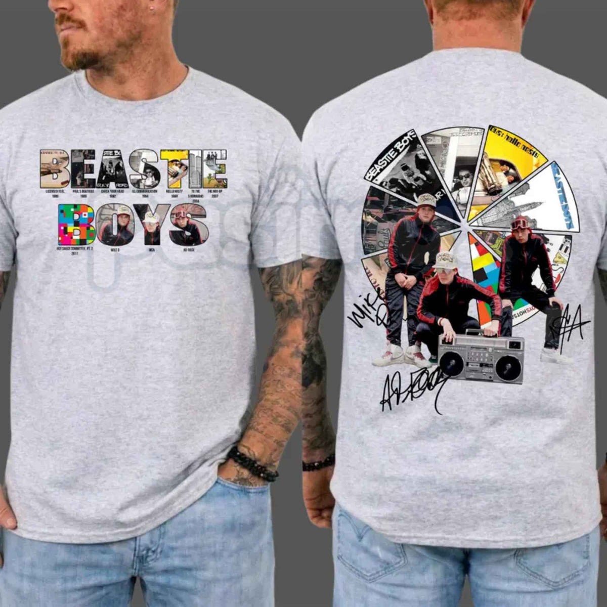 Beastie Boys Album T-Shirt – Vintage Hip-Hop Rap Rock Music Unisex Cotton Graphic Tee