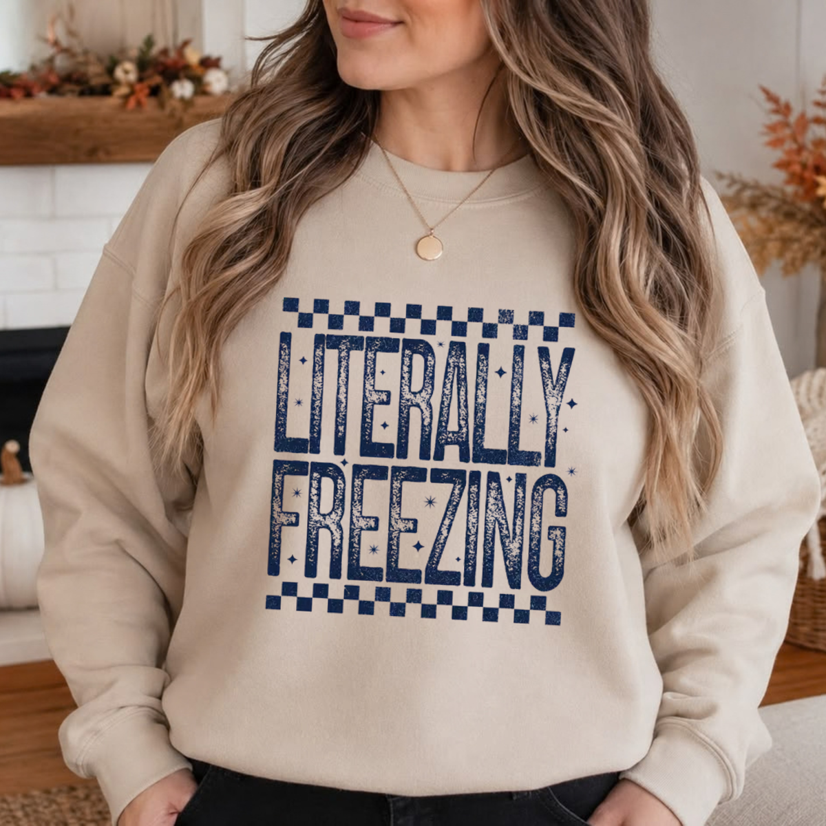 Subzero Chill Crewneck – "Literally Freezing" Funny Winter Sweatshirt