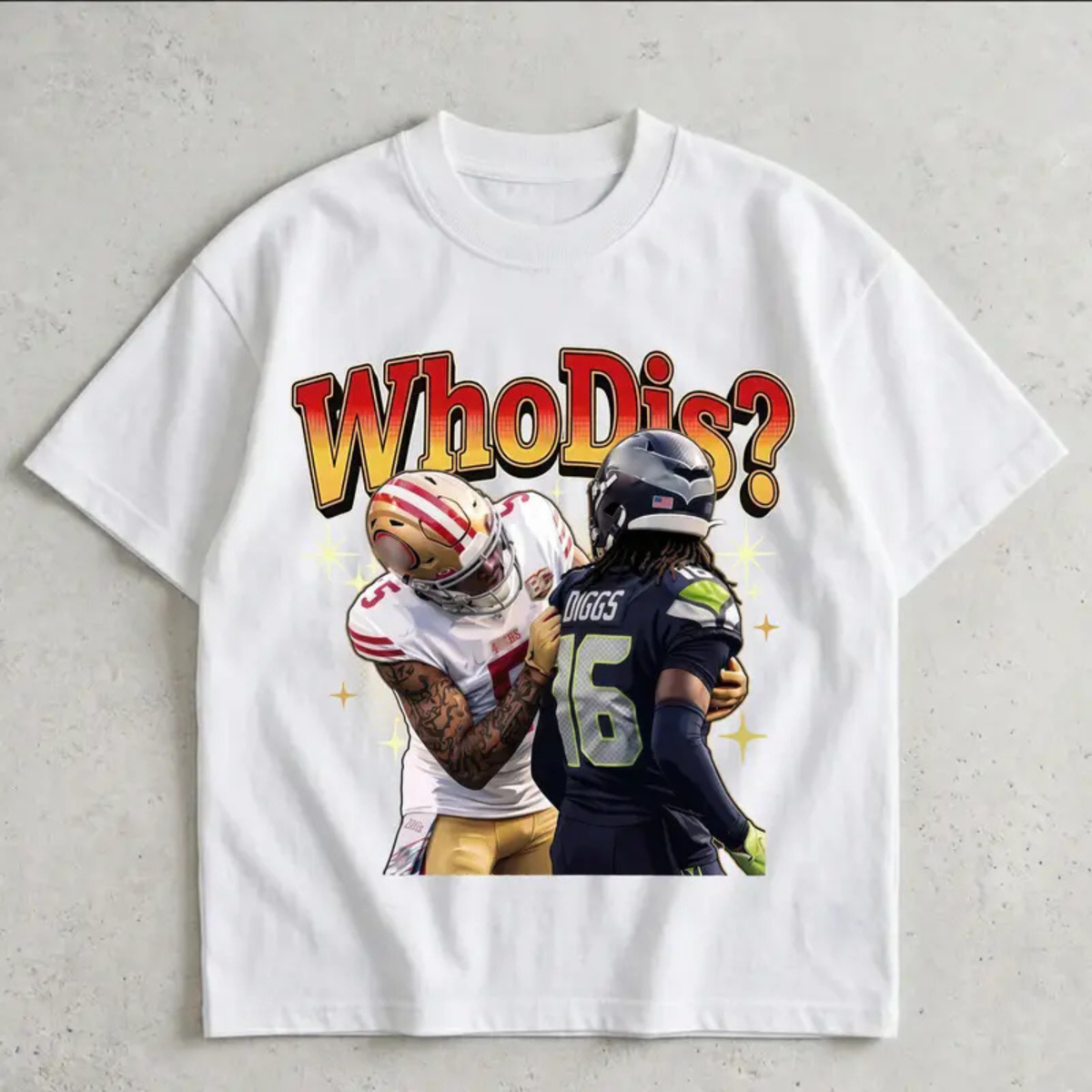 "WhoDis?" Mike Evans Football Graphic T-Shirt