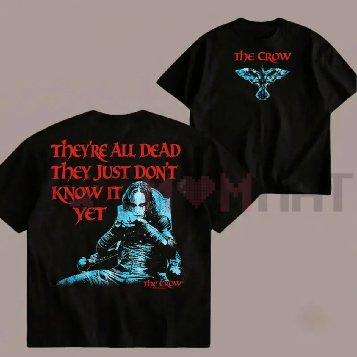 The Crow They're All Dead Vintage Graphic T-Shirt