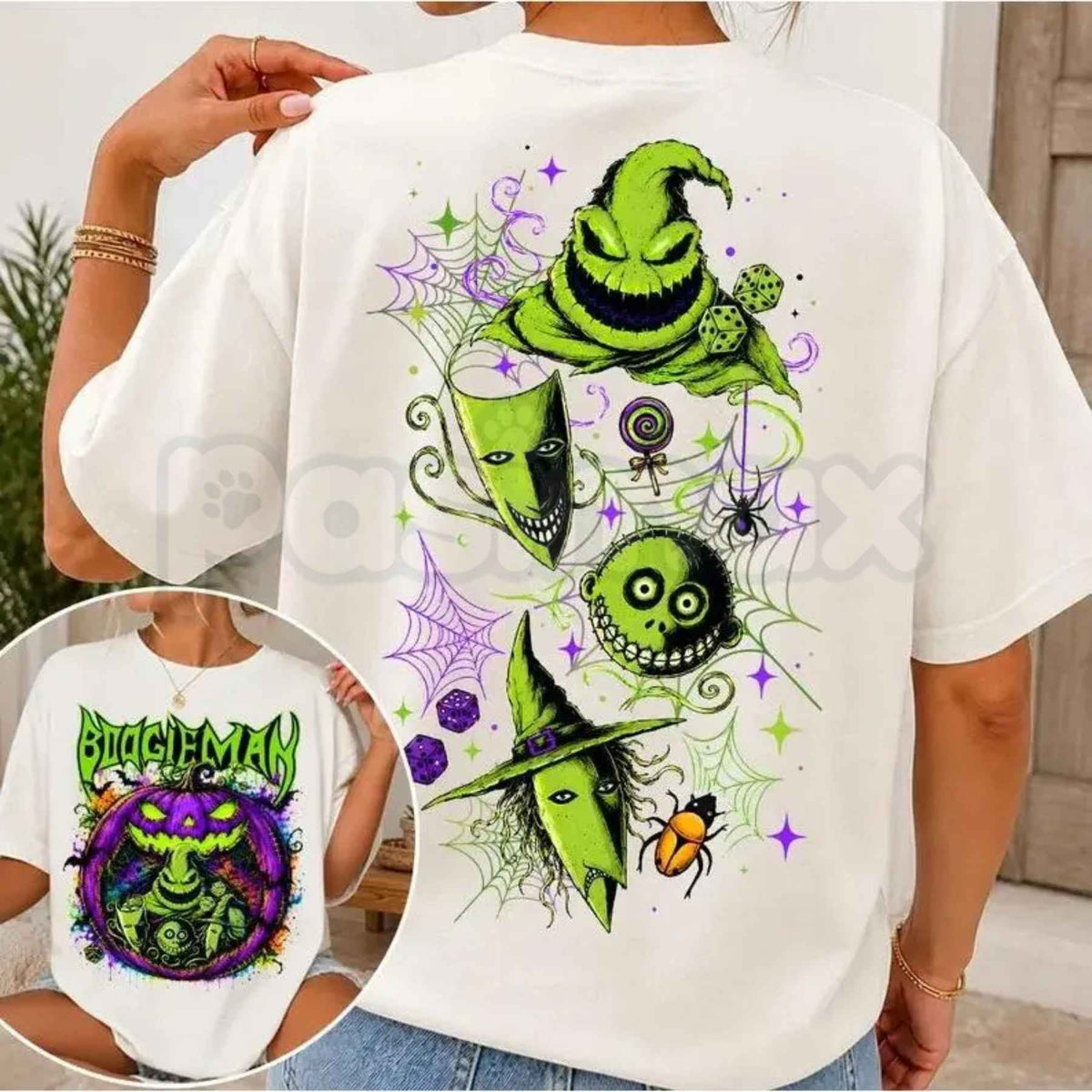 Welcome to Our Nightmare T-Shirt โ Horror Friends Halloween Unisex Cotton Graphic Tee